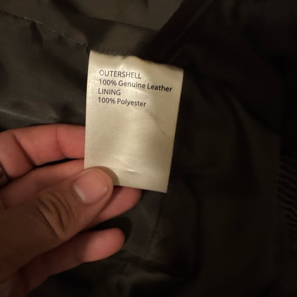 Oscar by Alpinestars Brown Motorcycle Leather Jacket - Picture 3 of 4